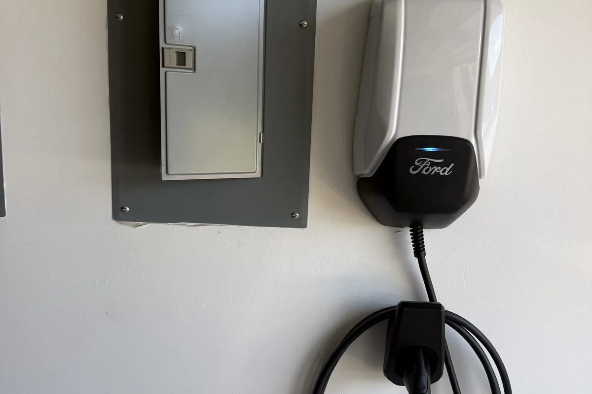 Ford Mustang Mach-E EV charger installation in Durbin Crossing, St. Johns FL