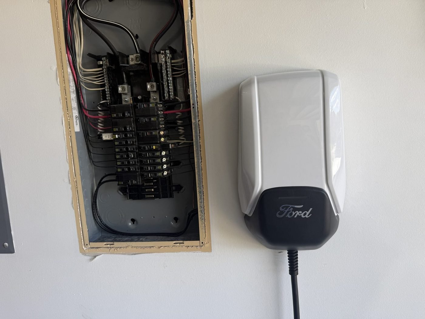 Ford Connected Charge Station installed by Pure Power Electrical in Durbin Crossing, St. Johns, FL